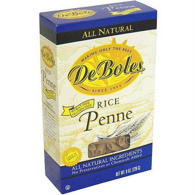 Deboles Penne Rice, 8 oz (Pack of 12)