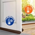 thumbnail image 1 of Debonair Door Draft Stopper Door Sweep Weather Stripping Noise Blocker Window Breeze Blocker Adjustable Door Sweeps, Brown, 1 of 8