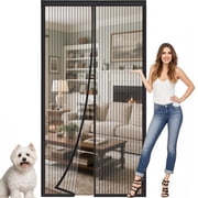 Debonair Magnetic Screen Door - Self Sealing, Heavy Duty, Hands Free Mesh Partition Keeps Bugs Out - Pet and Kid Friendly - 38 Inch x 83 Inch
