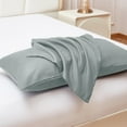 thumbnail image 1 of Debonair 1800 Count Double Brushed Microfiber Envelope Pillowcases Set of 2 (King 20" X 40", Grey), 1 of 11