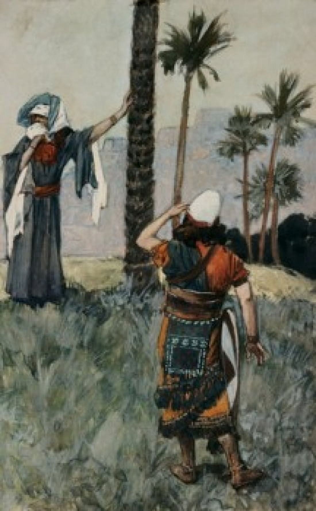 Deborah Beneath the Palm Tree James J Tissot (1836-1902French) Jewish Museum New York Canvas Art - James Tissot (24 x 36)