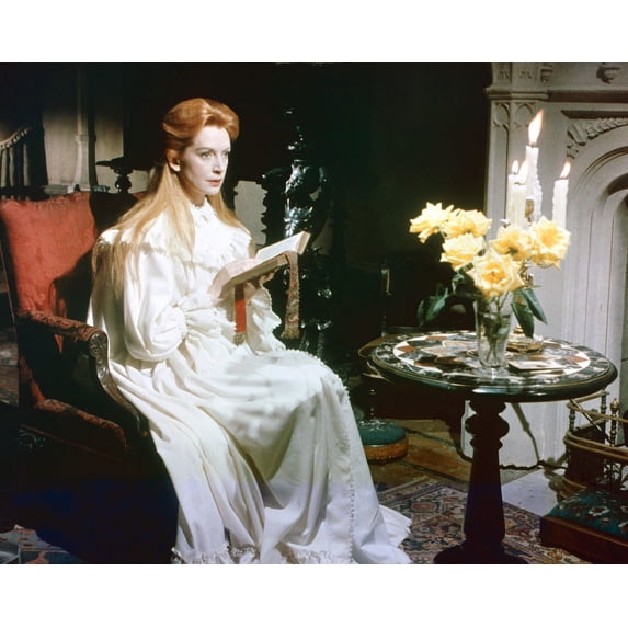Deborah Kerr In The Innocents Reading Book In Nightgown 24X36 Classic Hollywood Poster