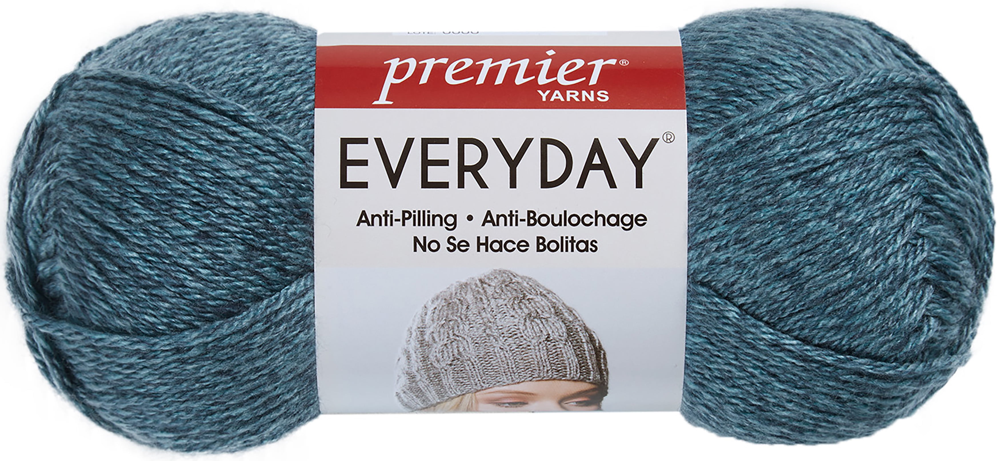 Gomitolo Di Lana Premier Yarns Deborah Norville Collection Everyday Solid – 100% Acrilico, 185 M, Peso 4, Multicolore