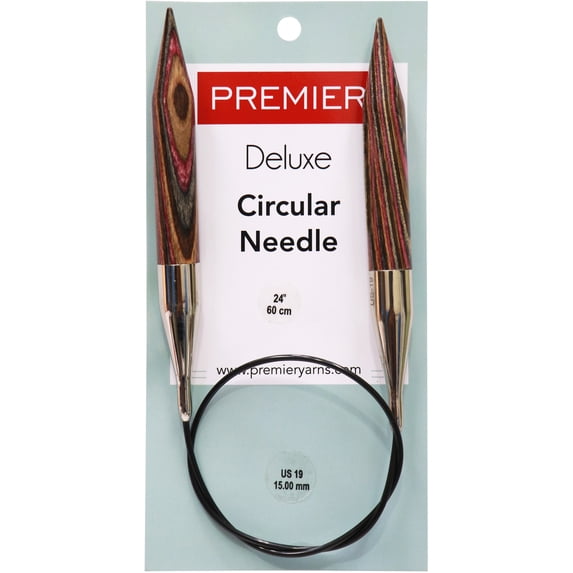 Deborah Norville Fixed Circular Needles 24 Inch-Size 19/15.0mm