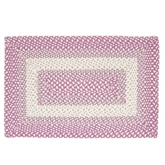 Debra Country Purple & Gray Area Rug 4' x 6' Rectangle