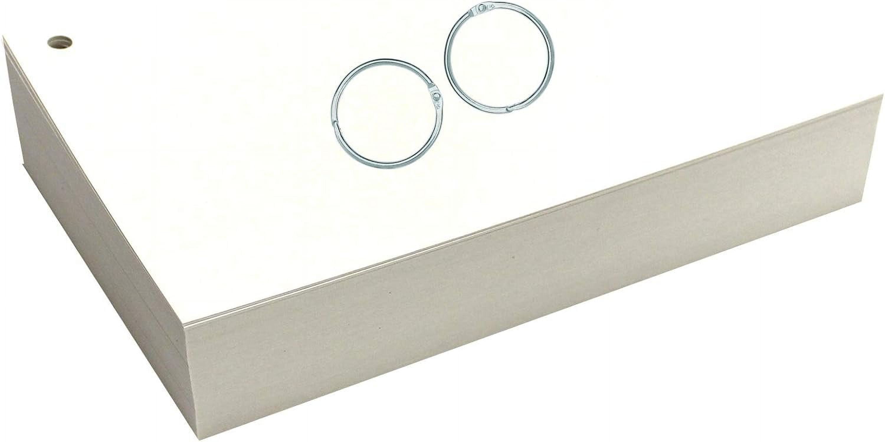 Debra Dale Designs Blank Unruled Hole Punched 5 X 8 Index Cards
