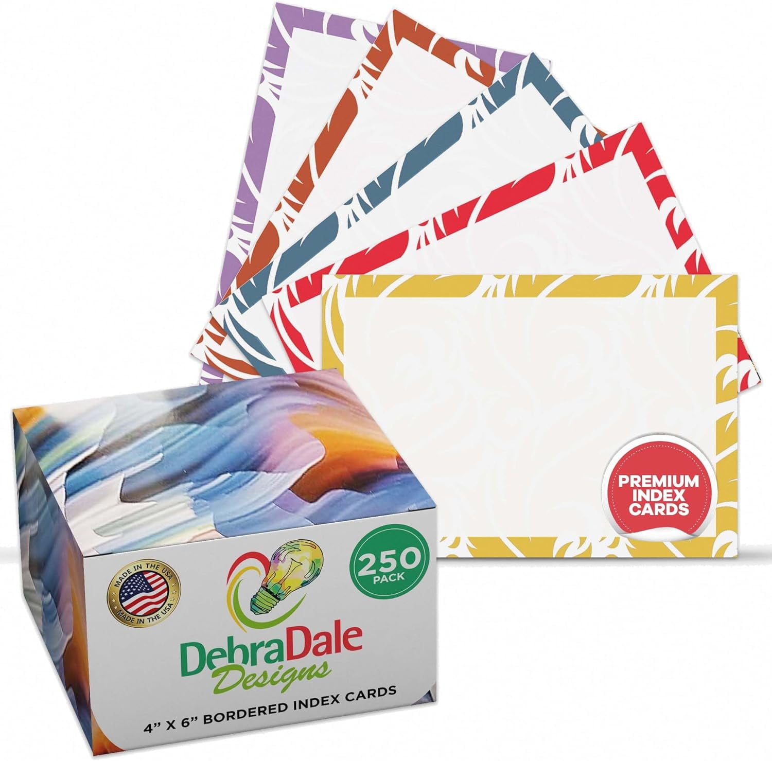 Debra Dale Designs 3” X 5” Index Cards – 500 Pack, 110# White Cardstock For Notes, Flashcards & Recipes
