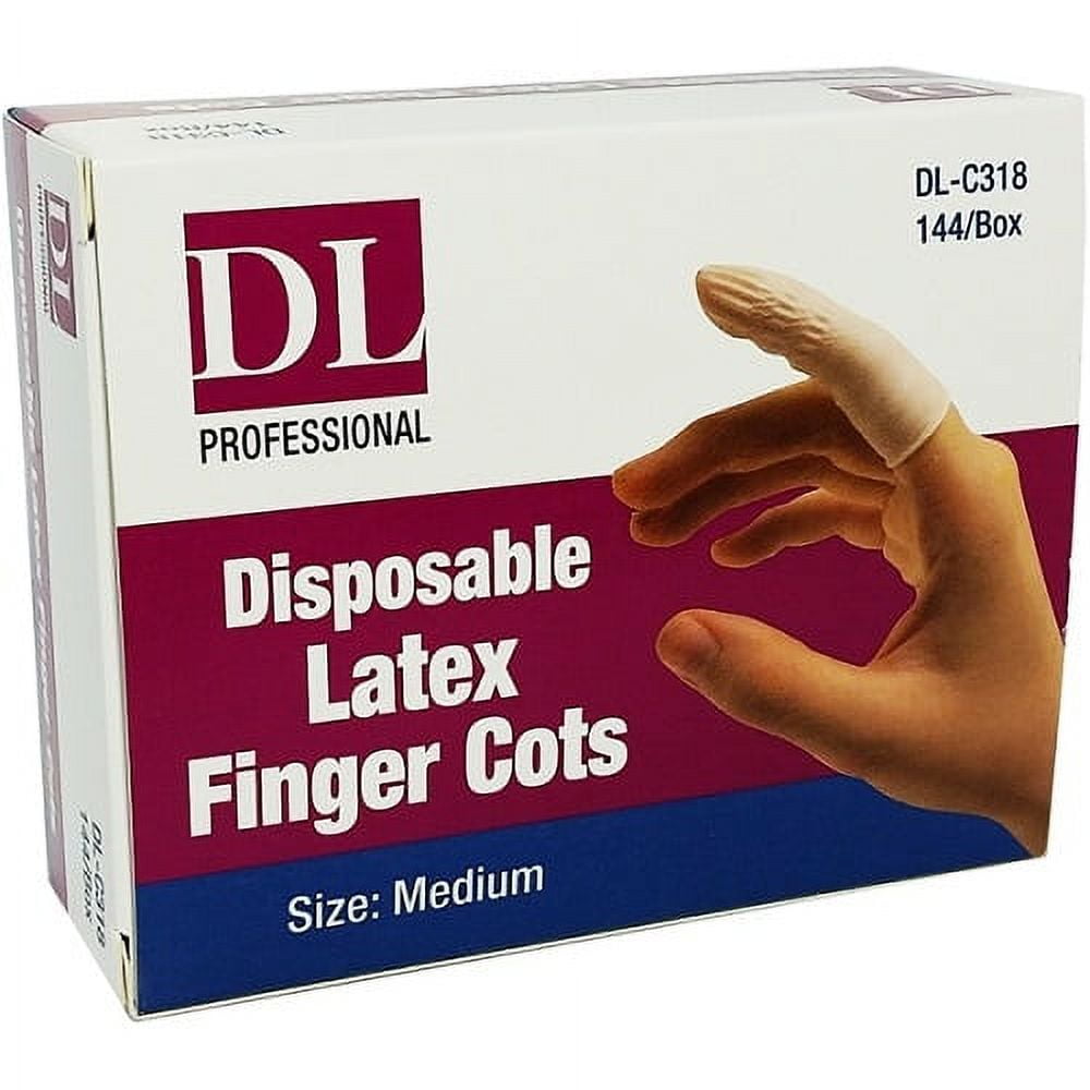 Legacy Pro Finger Cots (100-Pack, Latex)