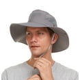 thumbnail image 1 of Debra Weitzner Sun Hat for Men/Women UV Protection Boonie Hats with Wide Brim Summer Hats for Hiking Fishing Safari Gardening Beach Camping, Gray Small, 1 of 7
