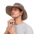 thumbnail image 1 of Debra Weitzner Men’s and Women’s Boonie Hat with Wide Brim, UV Protection Sun Hat for Hiking and Fishing, Small, Khaki, 1 of 7