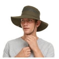 thumbnail image 1 of Debra Weitzner Sun Hat for Men/Women UV Protection Boonie Hats with Wide Brim Summer Hats for Hiking Fishing Safari Gardening Beach Camping, Olive Large, 1 of 7