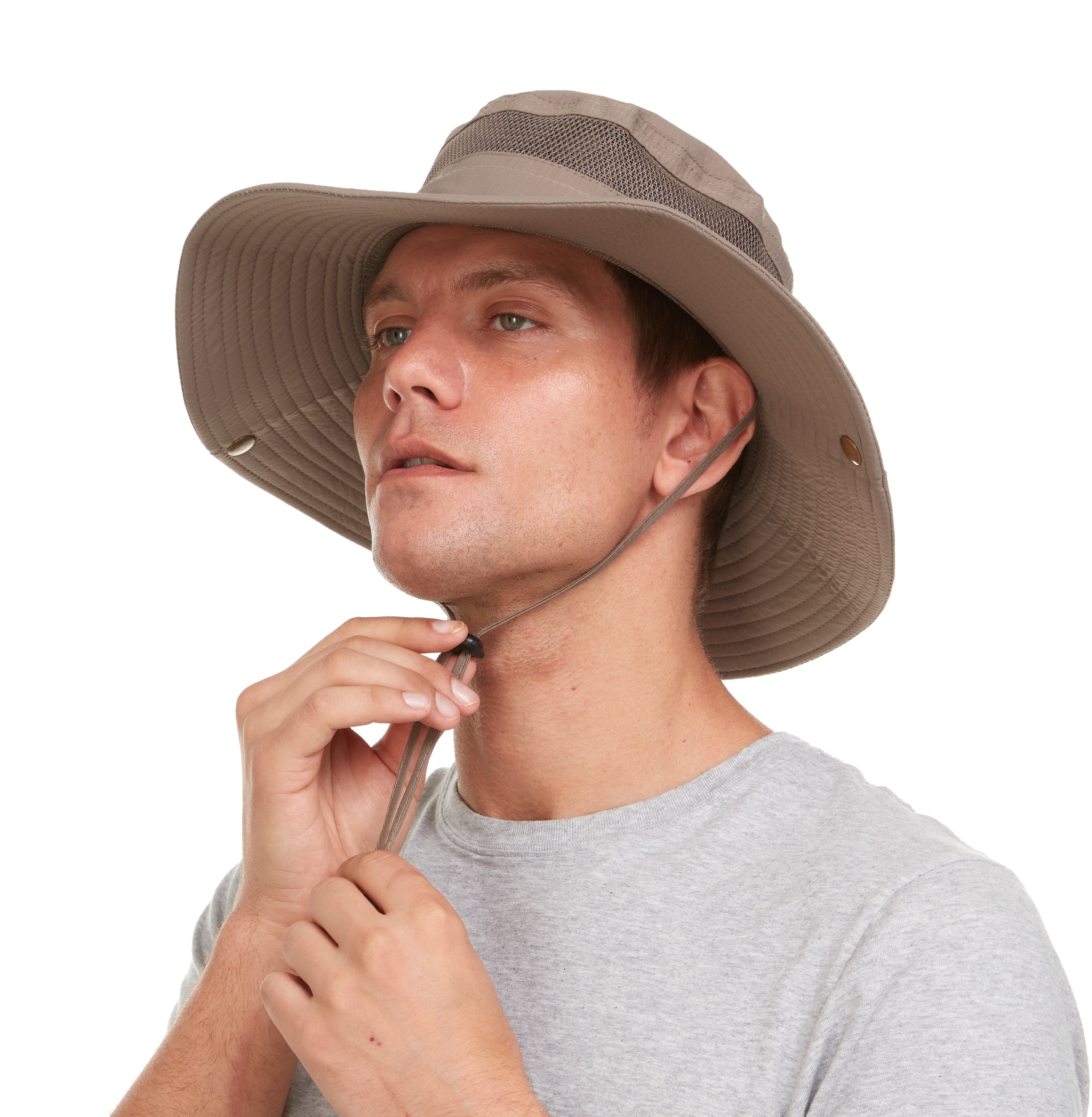 Debra Weitzner Sun Hat for Men/Women UV Protection Boonie Hats with Wide  Brim Summer Hats for Hiking Fishing Safari Gardening Beach Camping, Khaki  Small 