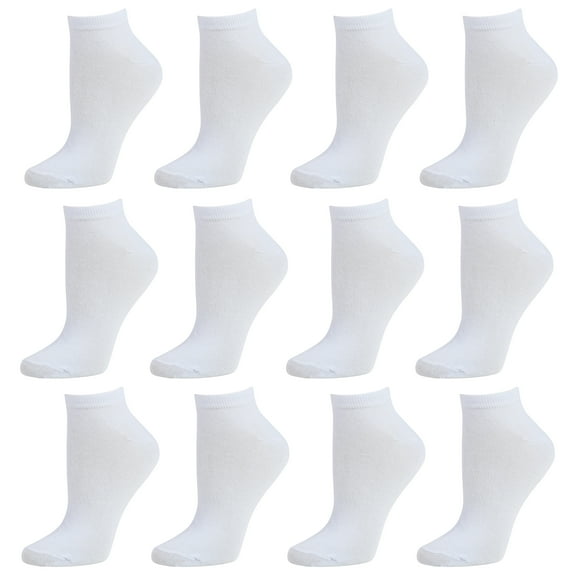 Debra Weitzner Womens Low-Cut Ankle Socks No-Show Colorful Pattern Fun Socks – 12 Pair
