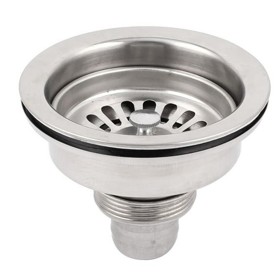 Debris Catching Kitchen Basket Sink Strainer Drain Waste Stopper 4" Dia