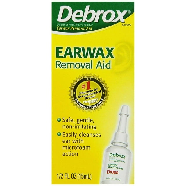 Debrox Drops Earwax Removal Aid -- 0.5 fl oz - Walmart.com