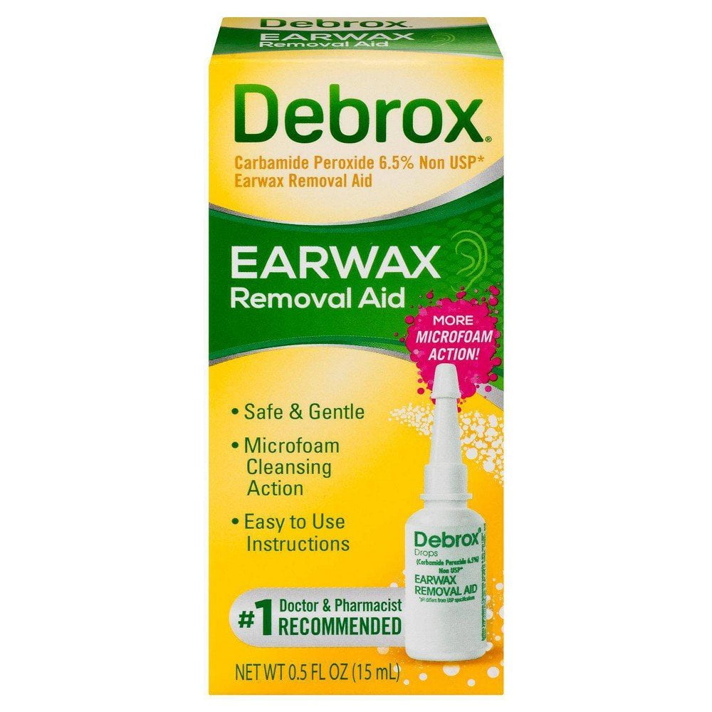 Debrox Drops Earwax Removal Aid, 0.5 oz