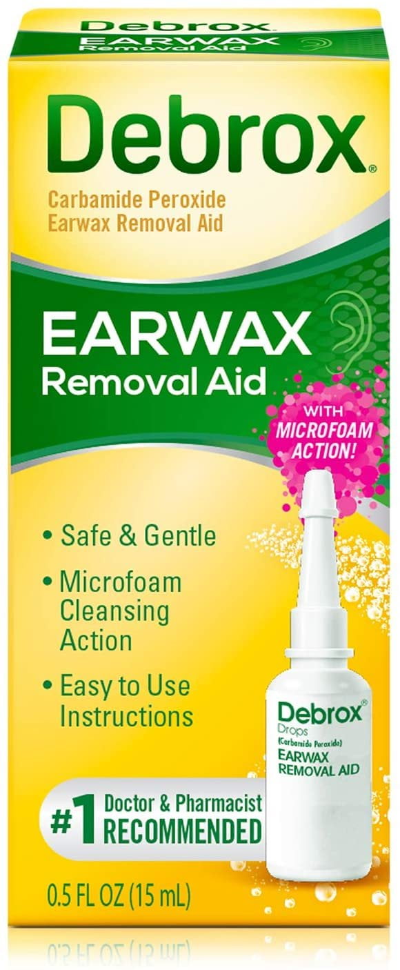 Debrox Earwax Removal Aid, .5 Oz (Pack Of 4)