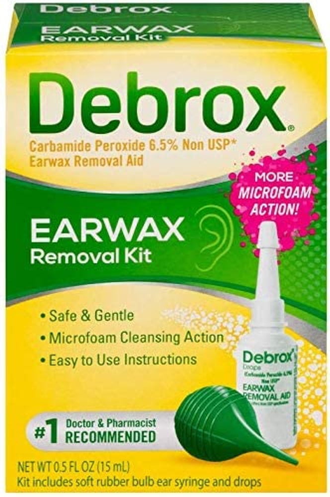 Debrox Earwax Removal Aid Kit 0.5 oz (Pack of 4)