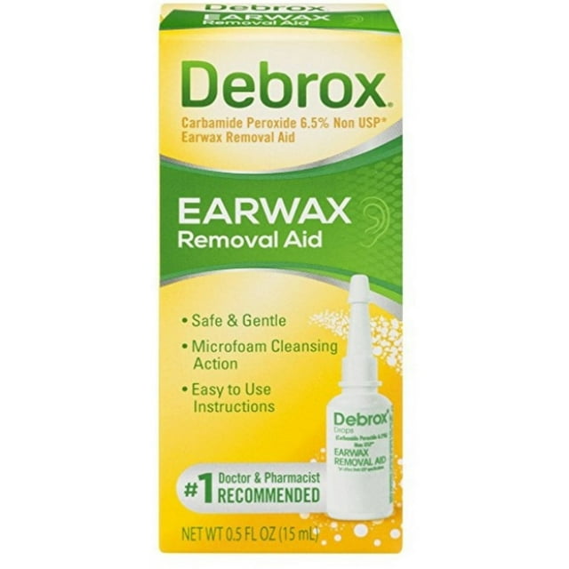 Debrox Earwax Softener & Remover Drops, Gentle Microfoam Cleansing
