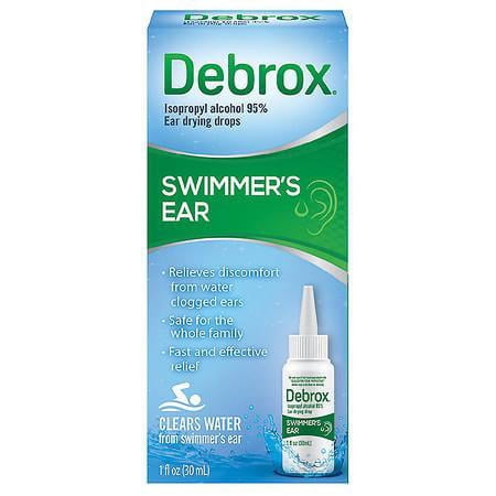 Debrox Swimmer's Ear Relief Ear Drying Drops - 1.0 Fl Oz (Pack of 3)