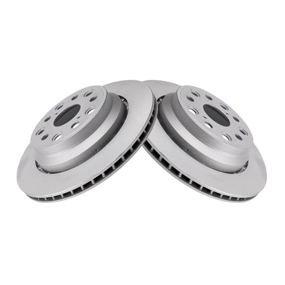 Debrroce 2pcs Disc Brake Rotor Set Assembly Rear Left Right for Lexus for LS460 4.6L 2007-2017 BRA22841