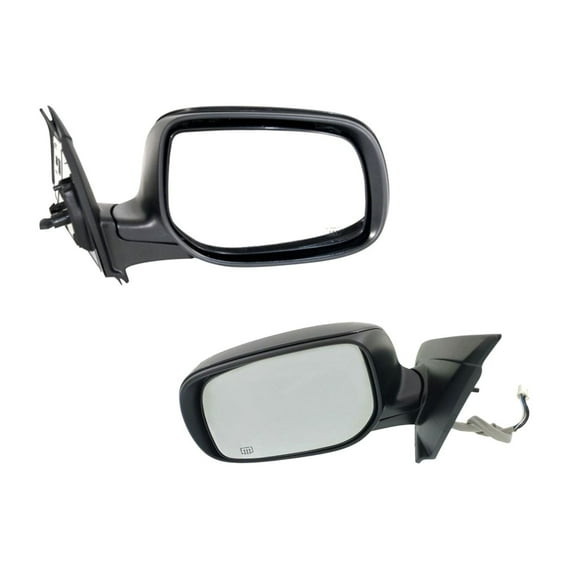 Debrroce Door Mirror Set of 2 Right Rear & Left Driver & Passenger Side Paintable Power Heated Operate Manual Folding Exterior View for Toyota for Matrix 2009-2014