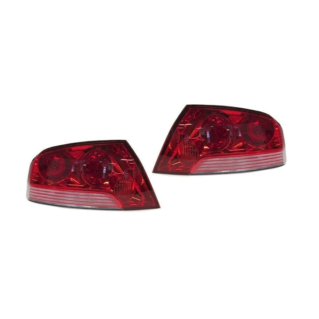 Debrroce JDM Evo 7 -Style Red/Clear Tail Light for Mitsubishi for ...