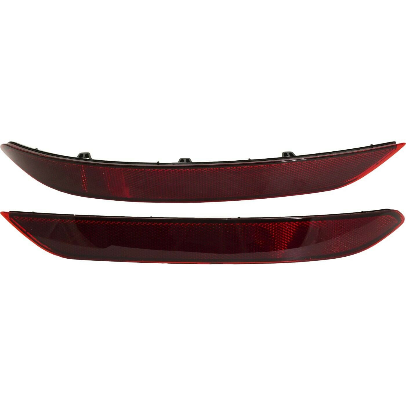 Sawyer Auto Replacement Bumper Reflector Set - Pair Of 2, Compatible With 2012 BMW 328i (4-Door, Wagon), Front Driver & Passenger Side