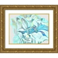 thumbnail image 1 of Debs, Emma Catherine 18x15 Gold Ornate Wood Framed with Double Matting Museum Art Print Titled - Vibrant Flower, 1 of 4