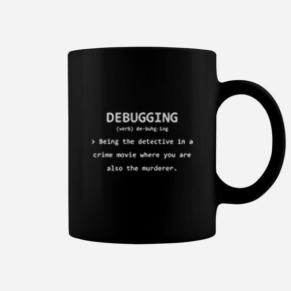 Debugging Definition Funny Programmer Coffee Mug - Walmart.com