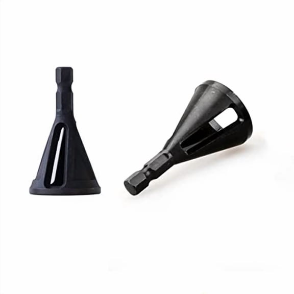 Deburring External Chamfer Tool, 2PCS High-Speed Steel Hex Shank Burr Remover for Drill Bits, Perfect Fit for Bolt Repair and Tightening$$Tools