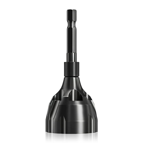 Deburring External Chamfer Tool with Tungsten Carbide Blade, Deburring Drill Bit Remove Burr Tools Quick Release 1/4-inch Hex Shank Fits for Repairing Damaged Bolts (3mm-20mm)