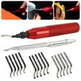 thumbnail image 1 of Deburring Tool Kit Hand-held Ergonomic Deburring Cutter Precision Edge Burr Remove Tool, 1 of 8