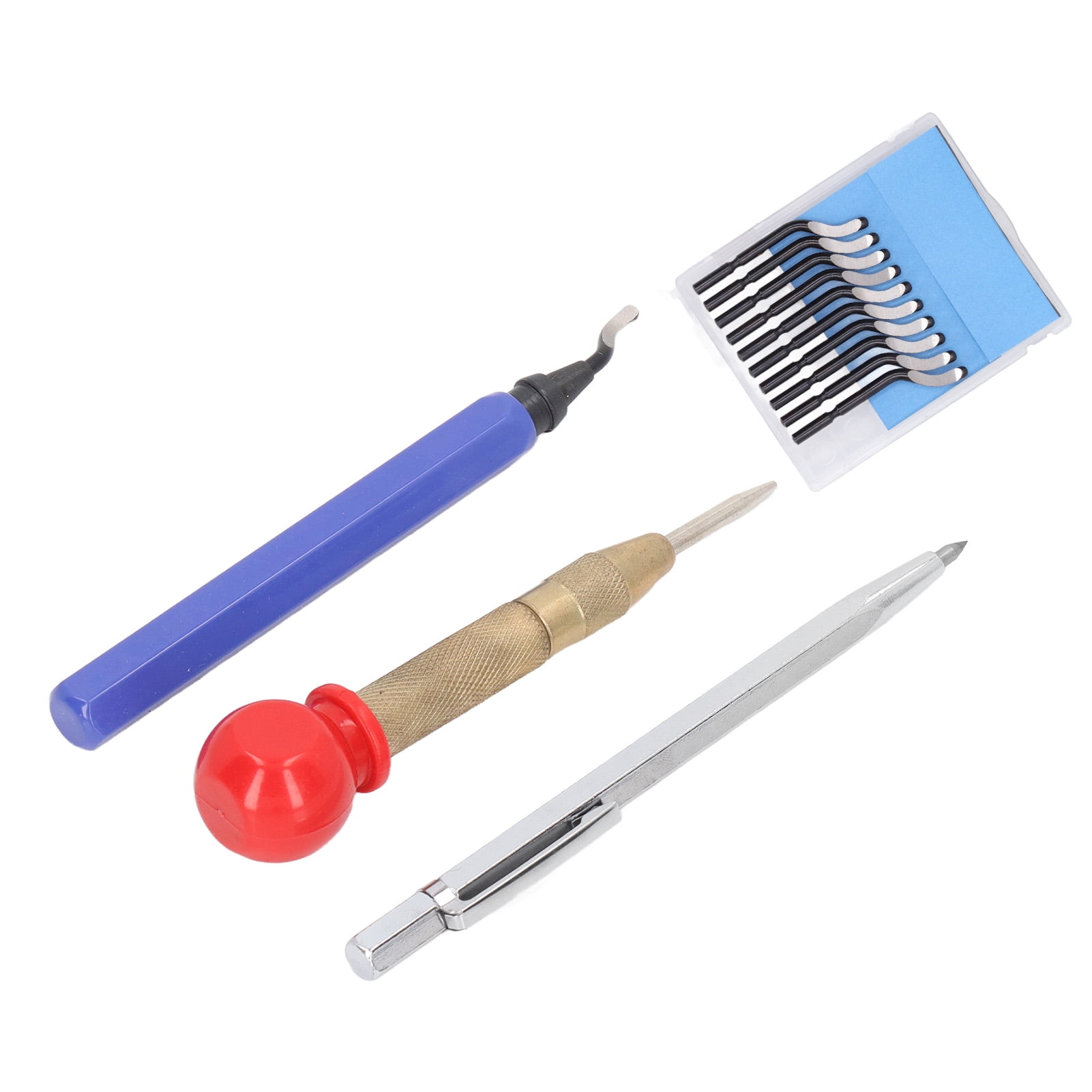 Deburring Tool Kit Handle Deburring Tool With Hole Puncher Scribing Pen For Copper And PVC Pipes