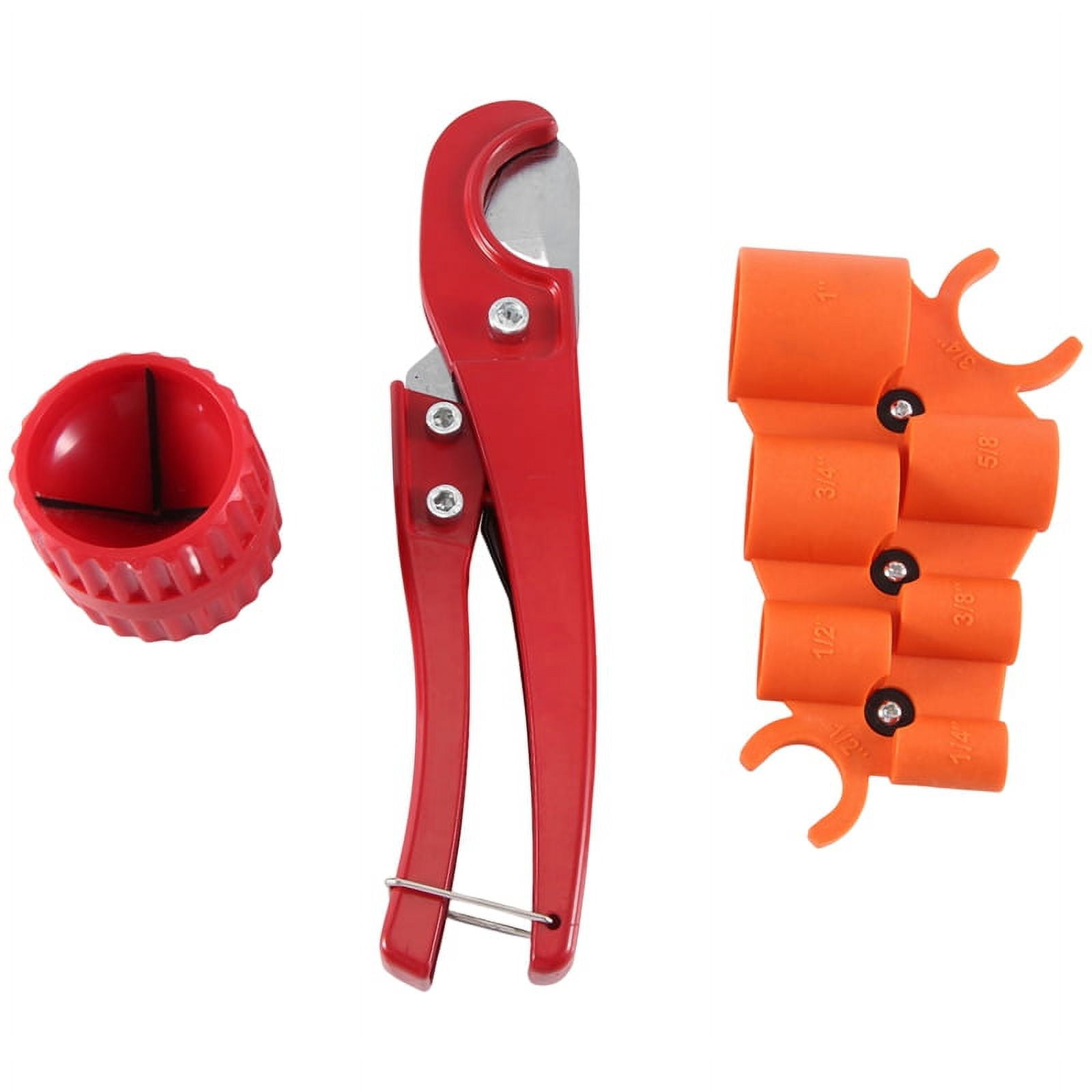 Deburring Tool Kit,PVC Pipe Tubing Cutter Depth Gauge and Pipe Cutter