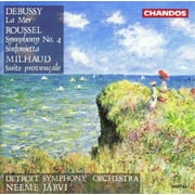Debussy La Mer - Roussel Symphony No. 4 Sinfonietta - Milhaud Suite provencale Music CD