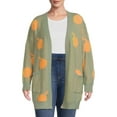 thumbnail image 1 of Debut Women's Plus Size Print Cardigan, 1 of 5