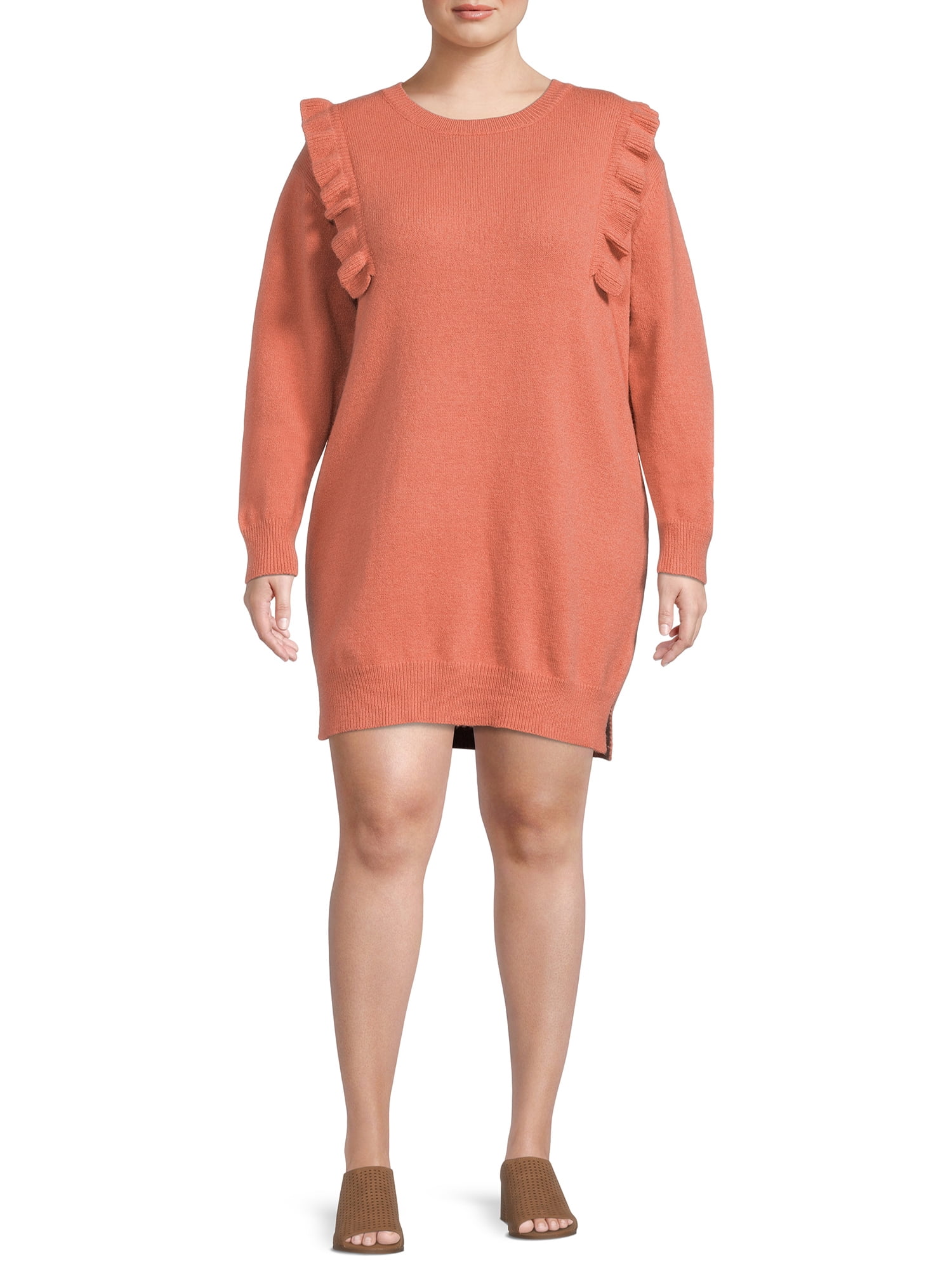 Flocked Monogram Sweatshirt Dress