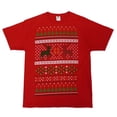 thumbnail image 1 of Dec 25th Mens Red Christmas Reindeer T-Shirt M, 1 of 1