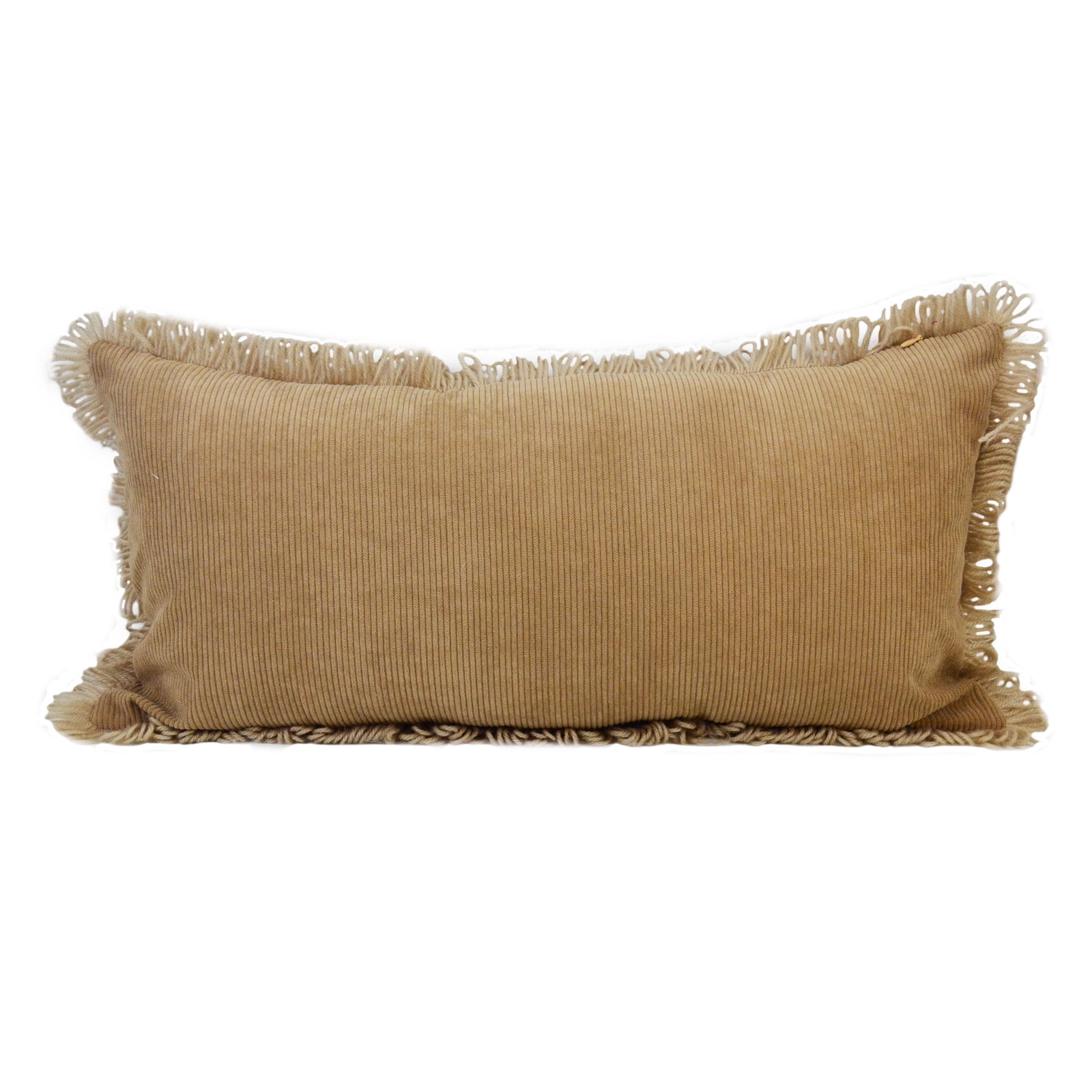 Tartan Fringed 22" x 11" Rectangular Decorative Pillow
