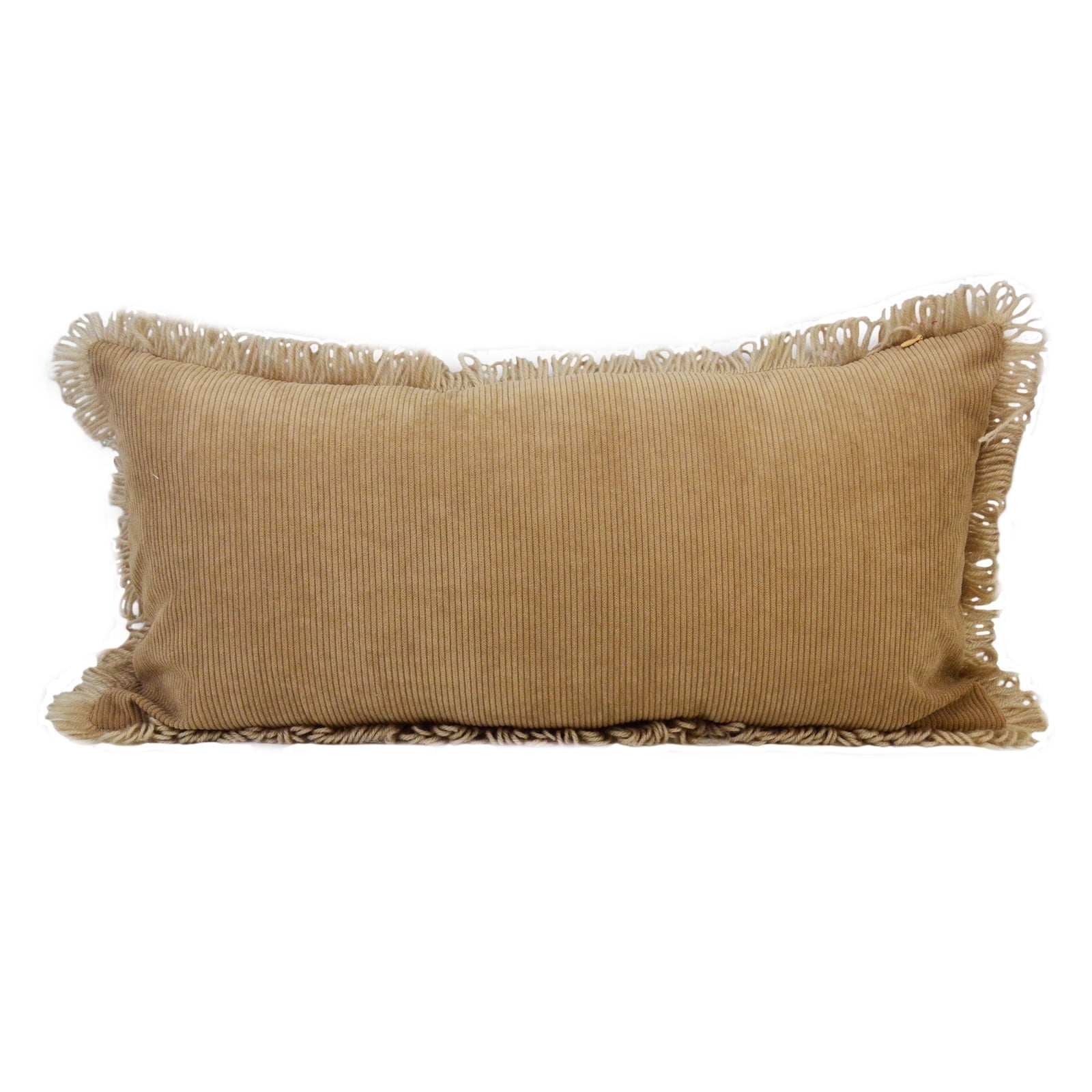 Tartan Fringed 22" x 11" Rectangular Decorative Pillow
