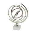 thumbnail image 1 of DecMode 10" Silver Armillary Globe with Marble Base, 1 of 12