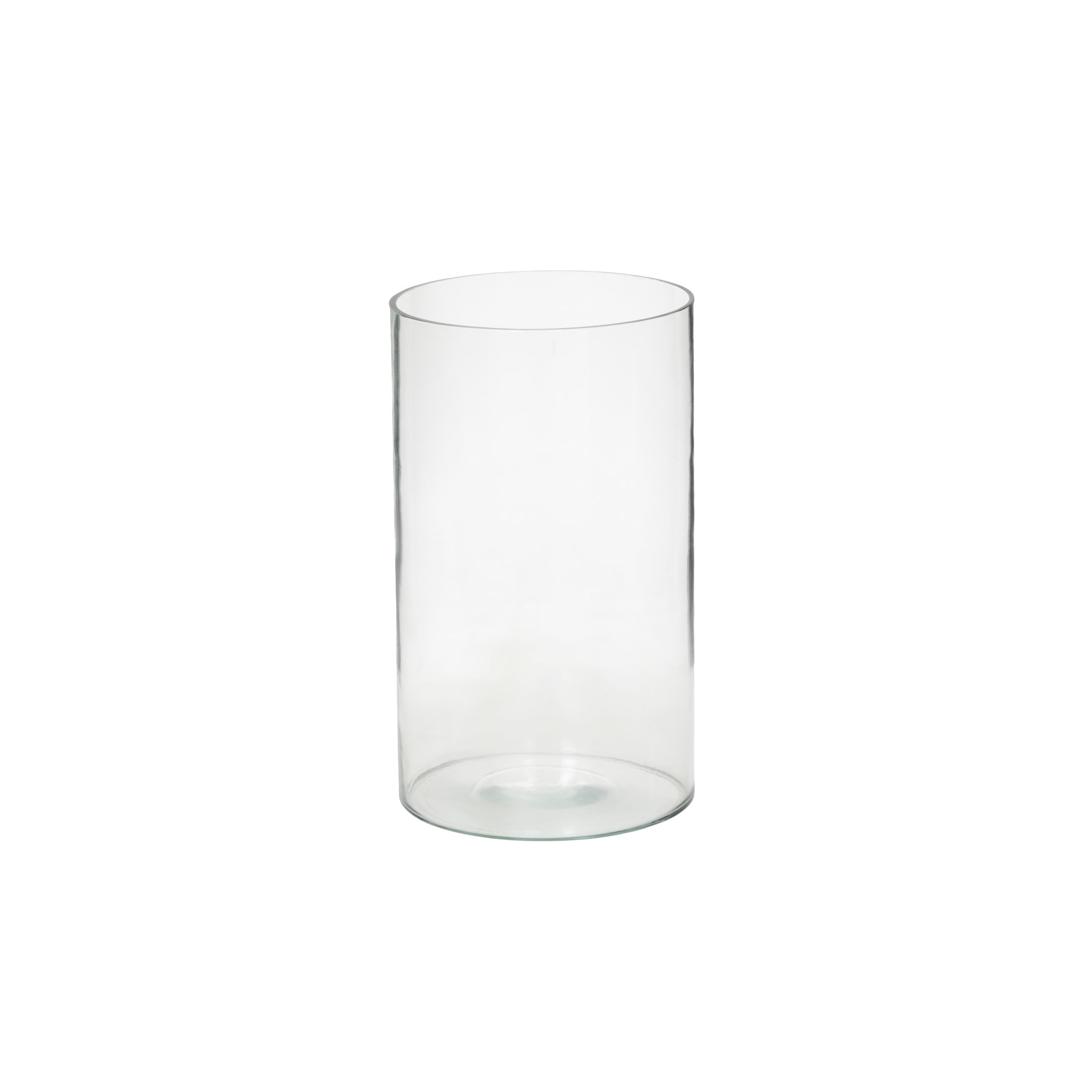DecMode 10" Wide Glass Vase