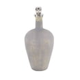 thumbnail image 1 of DecMode 10" x 22" Gray Glass Decorative Jars with Stoppered Top, 1-Piece, 1 of 6