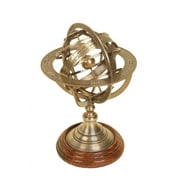 DecMode 11" Armillary Gold Compass Globe