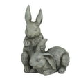 thumbnail image 1 of DecMode 11" Indoor Outdoor Rabbit Garden Sculpture, 1 of 8
