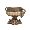 thumbnail image 1 of DecMode 11" Round Ornate Bronze Polystone Decorative Bowl, 1 of 8