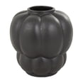 thumbnail image 1 of DecMode 11" Wide Bubble Inspired Black Ceramic Vase with Distressed Speckled Texturing, 1 of 9