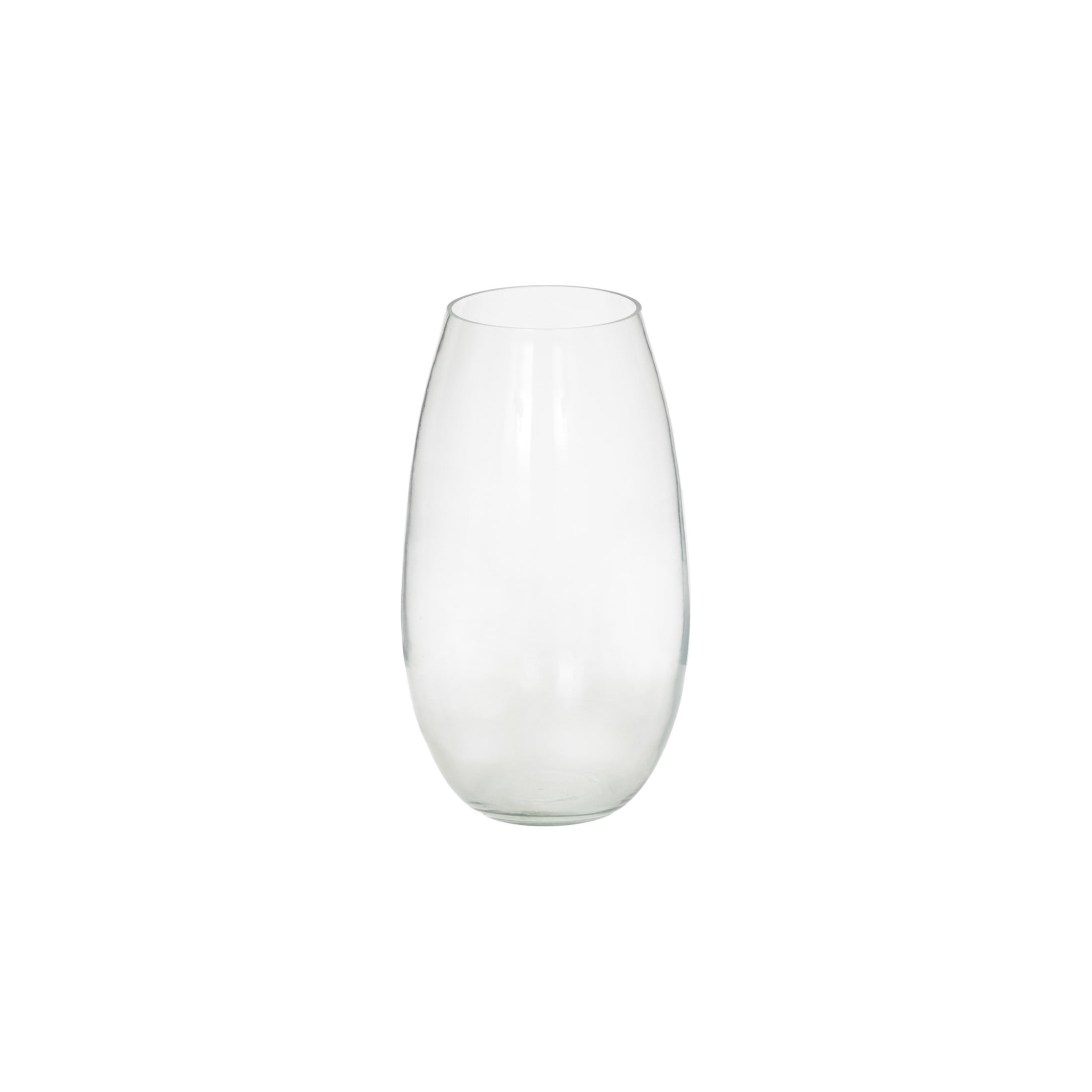 DecMode 11" Wide Glass Vase