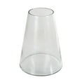 thumbnail image 1 of DecMode 12" Cone Shaped Glass Vase, 1 of 9